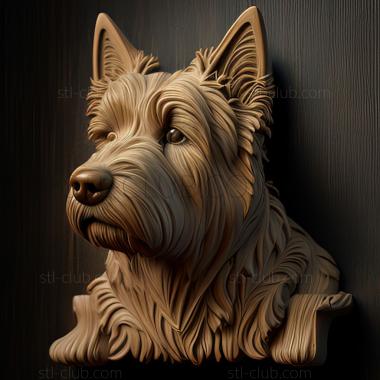 3D model st Bobtail dog (STL)